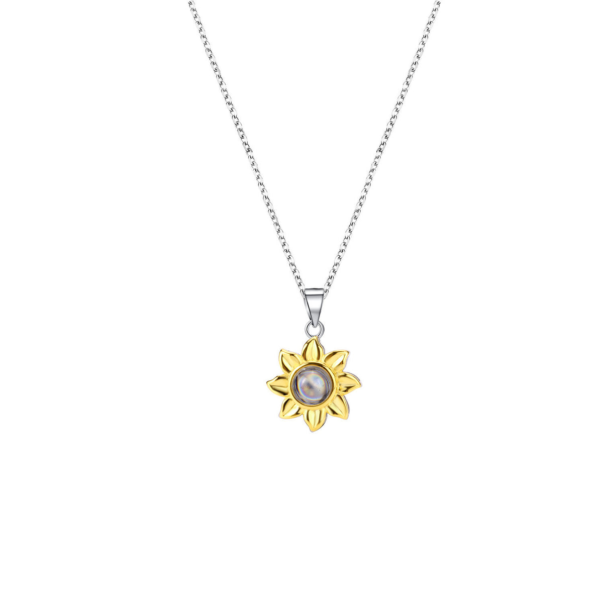 Liebe in voller Blüte – Halskette aus 925er Sterlingsilber
