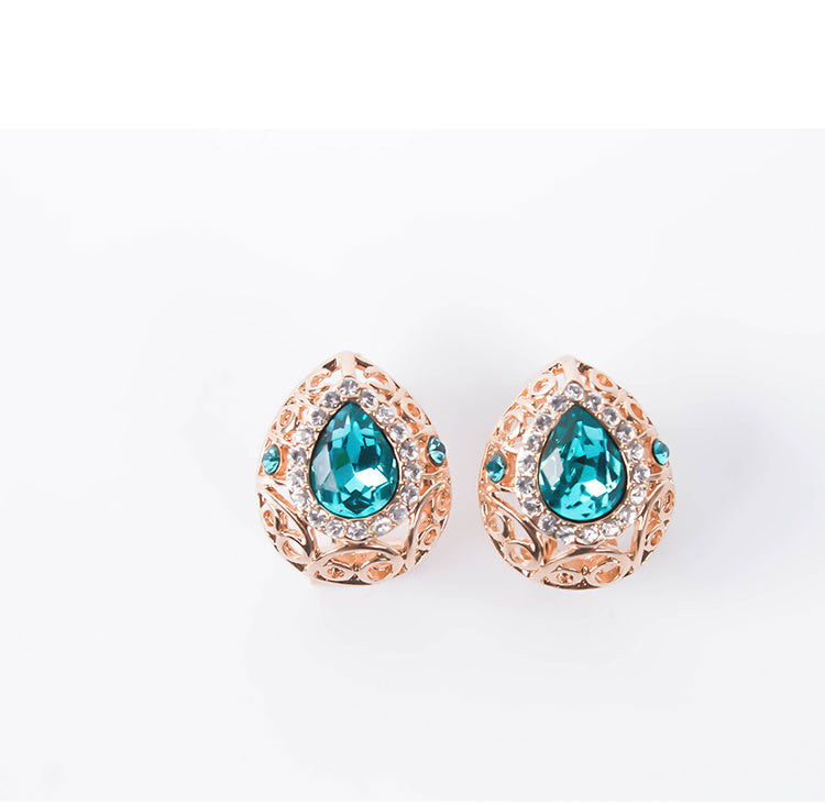 Elegantes Tropfen-Schmuckset in Roségold