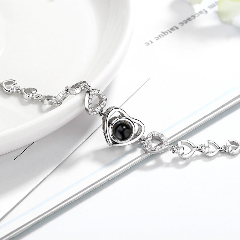 Bezauberndes Herz-Armband aus 925er Silber