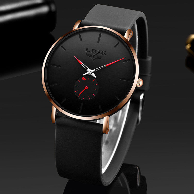 LIGE Minimalistische Quarzuhr – Eleganz in schlichtem Design