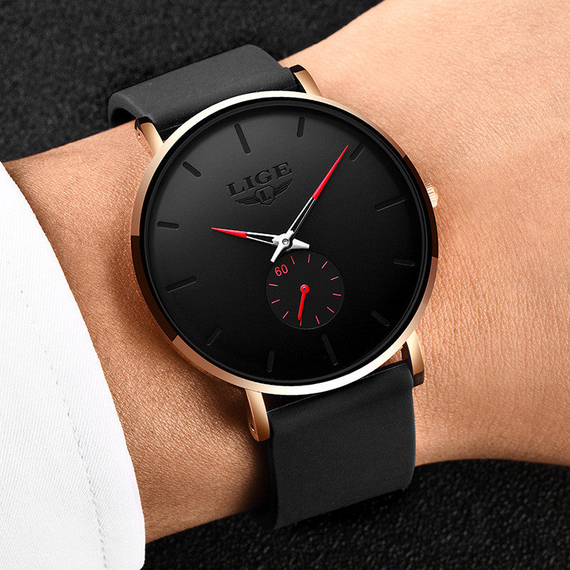 LIGE Minimalistische Quarzuhr – Eleganz in schlichtem Design