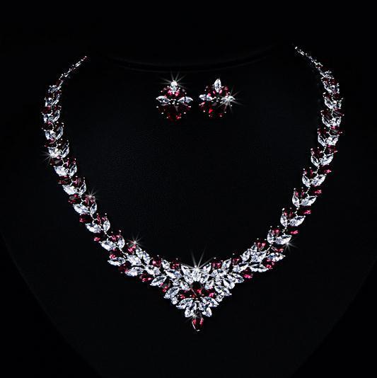 Exquisites Collier-Set "Royal Blossom"