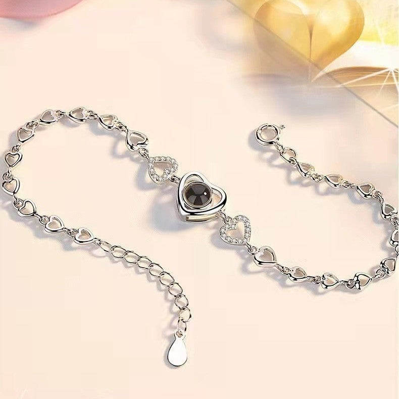 Bezauberndes Herz-Armband aus 925er Silber