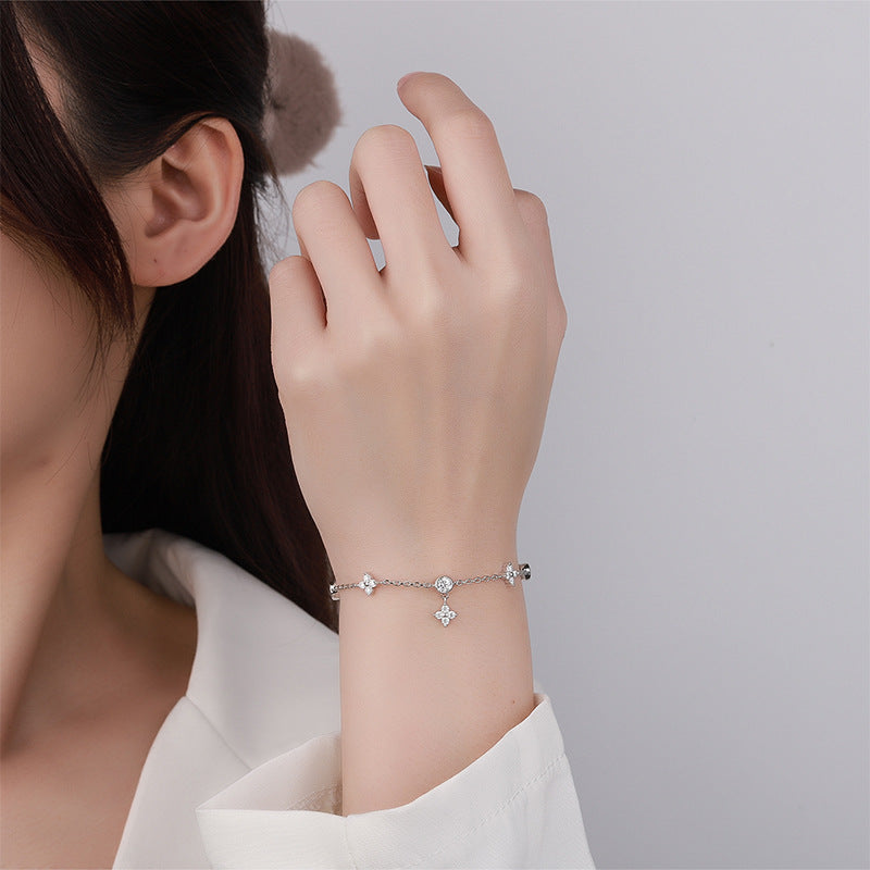 Moissanit Armband aus S925 Silber