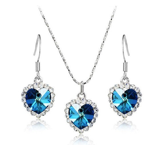 "Ocean Star" Schmuck-Set: Halskette & Ohrringe