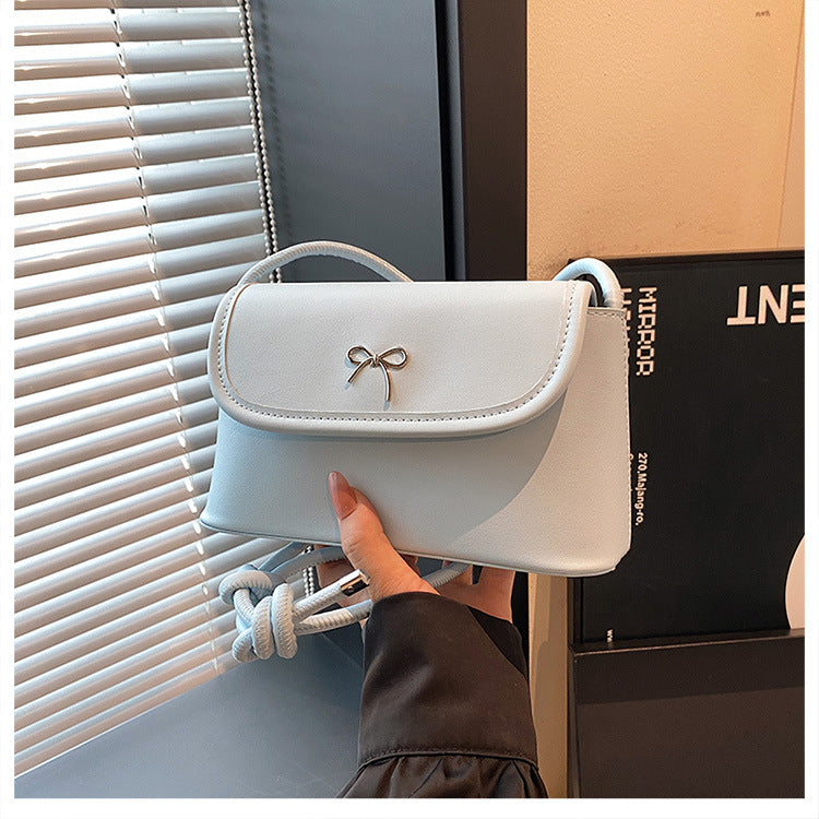 Elegante Mini-Schultertasche aus PU-Leder