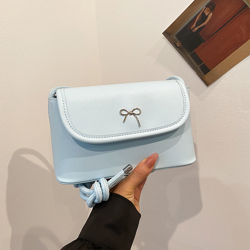 Elegante Mini-Schultertasche aus PU-Leder