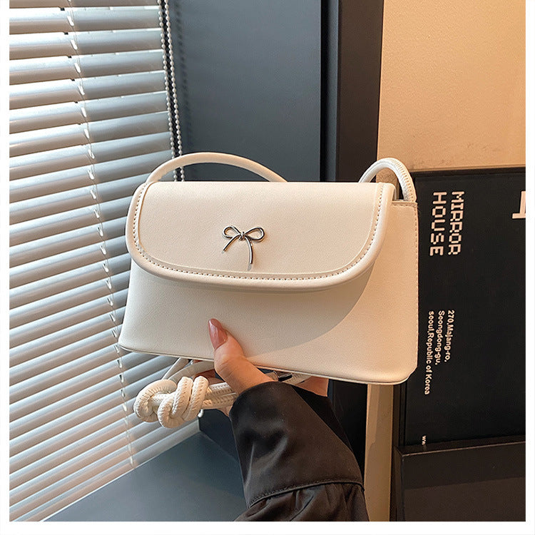 Elegante Mini-Schultertasche aus PU-Leder