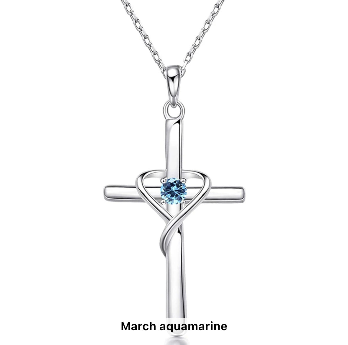 Zeitlose S925 Silber Schlüsselbeinkette mit Kreuzanhänger
