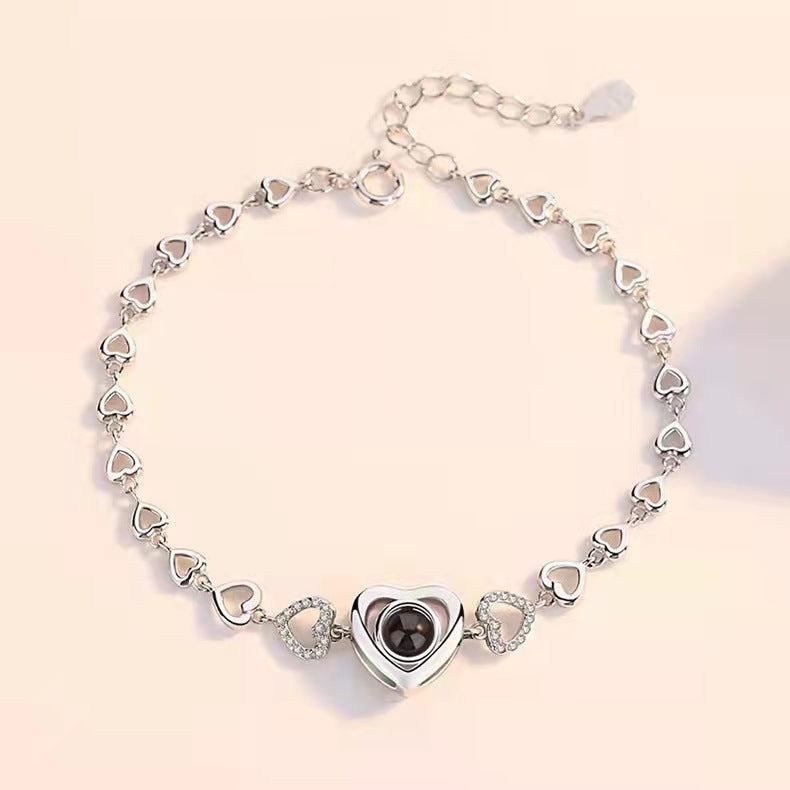 Bezauberndes Herz-Armband aus 925er Silber