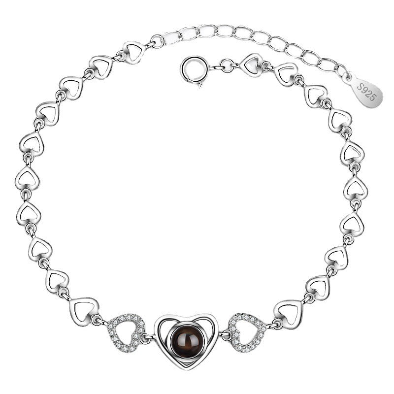 Bezauberndes Herz-Armband aus 925er Silber