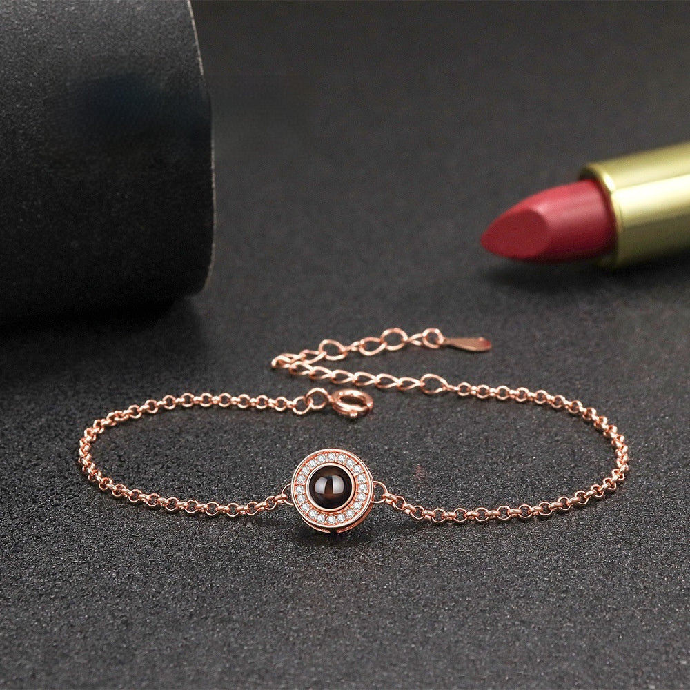 S925 Sterlingsilber Scheibenarmband